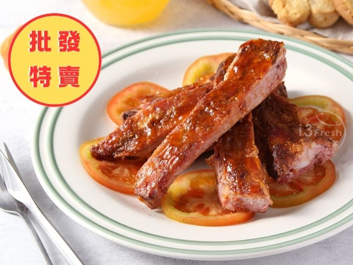 批發價--老滷醬燒豬肋排30入